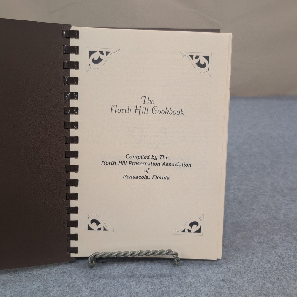 North Hill Cookbook Pensacola Florida Preservation Association 1983 Vtg Spiral - Picture 2 of 3